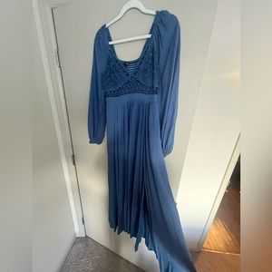 Blue maxi dress